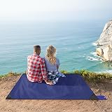 Odoland Picnic Blanket 110 x 160 cm Portable Pocket Ground Sheet Sandproof view 6