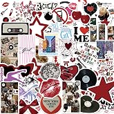Aesthetic Downtown Girls Stickers Pack Trendy Y2K Stickers(50) | Waterproof Cool Girls Sticker for Teens Adults, Vinyl Decals for Laptop Kindle Water Bottle Scrapbook, Party Supplies