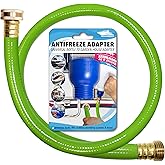 Seaworks Garden Hose to Antifreeze Bottle Adapter: All-in-One Male and Female Twist Connect Adapter for RV, Camper, Marine & 