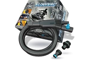 SALTY CAPTAIN EST - 2019 Salty Captain FlowVac Water Vacuum – Venturi-Powered Suction for Fast Water & Debris Removal – No Electricity Needed – Ideal for Boats, 4WD, Pools & Home Cleanup – Lightweight, Durable & Easy to Use