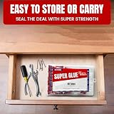 GH1200 48 x 1g Super Glue Anticlog Cap All Purpose Thick Fast Bonding view 6