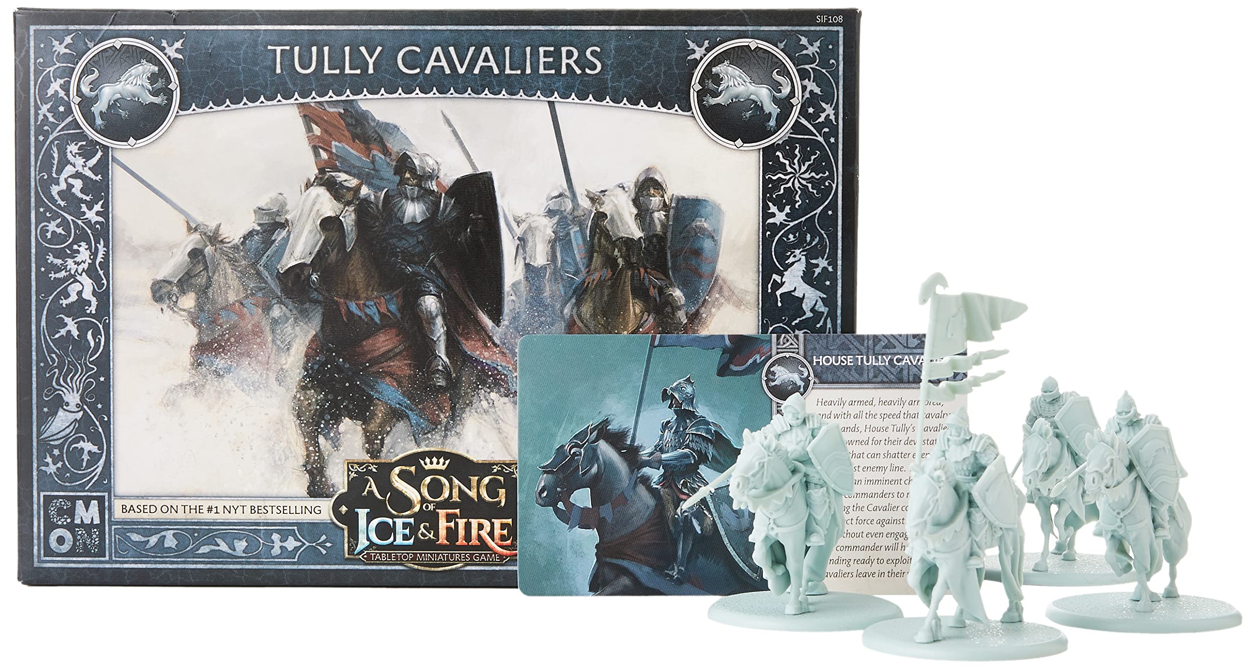 CMON Miniatures A Song Of Ice And Fire - Riders Of Highgarden Unit Box ...