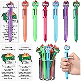 Fullhawl Positive Dumpster Fire Gifts Bulk Funny 6-in-1 Pens and Emotional Bookmark Support Desk Accessories Valentines Office Appreciation Gift for Coworker Nurse Teacher Employee(18 Sets,Multicolor)