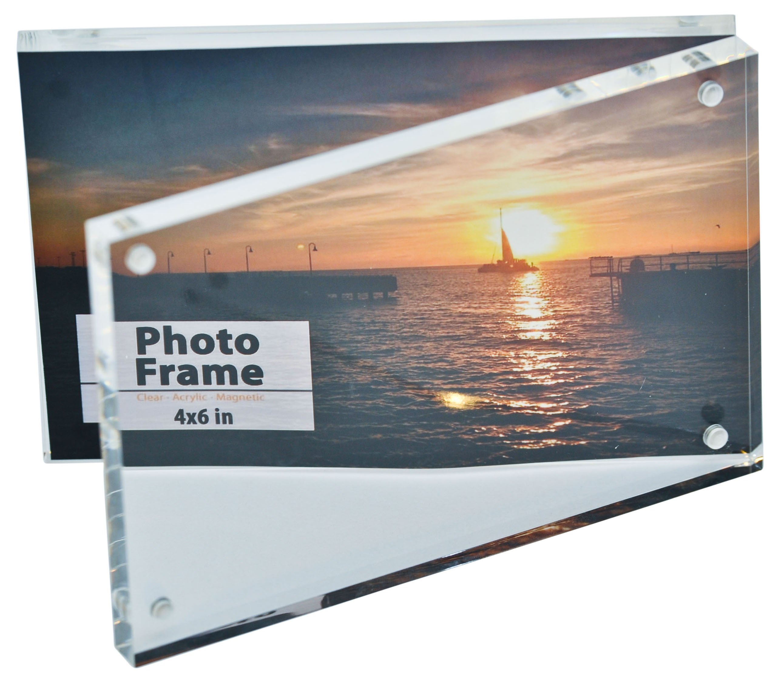 Clear Acrylic Photo Frame Block (4x6") by 609015026502 eBay