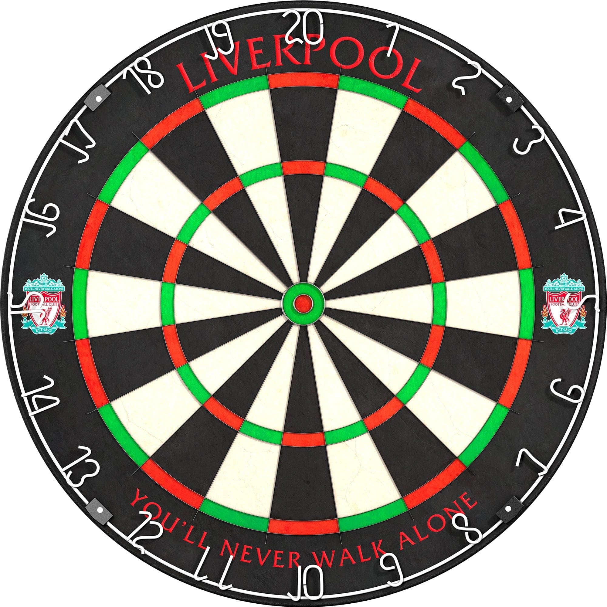 FOCO Officially Licensed Liverpool Football Club Dart Board, Darts Dartboard The Reds FC (DB153)