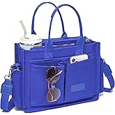 ZHMO Canvas Tote Bag for Women,Women's Bags Crossbody Bags Work Laptop Tote Bag Large Handbags Purse for Travel Nurse Teacher