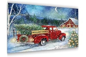 Aestalrcus Large Christmas Paint by Number for Adults,Paint by Numbers Kits for Adults Canvas,16x24 inch Large Size Acrylic Adults Painting by Numbers for Home Wall Decoration and Gifts