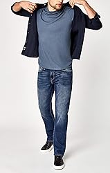 Mavi Jeans Men's Matt Rise Relaxed Straight in Mid