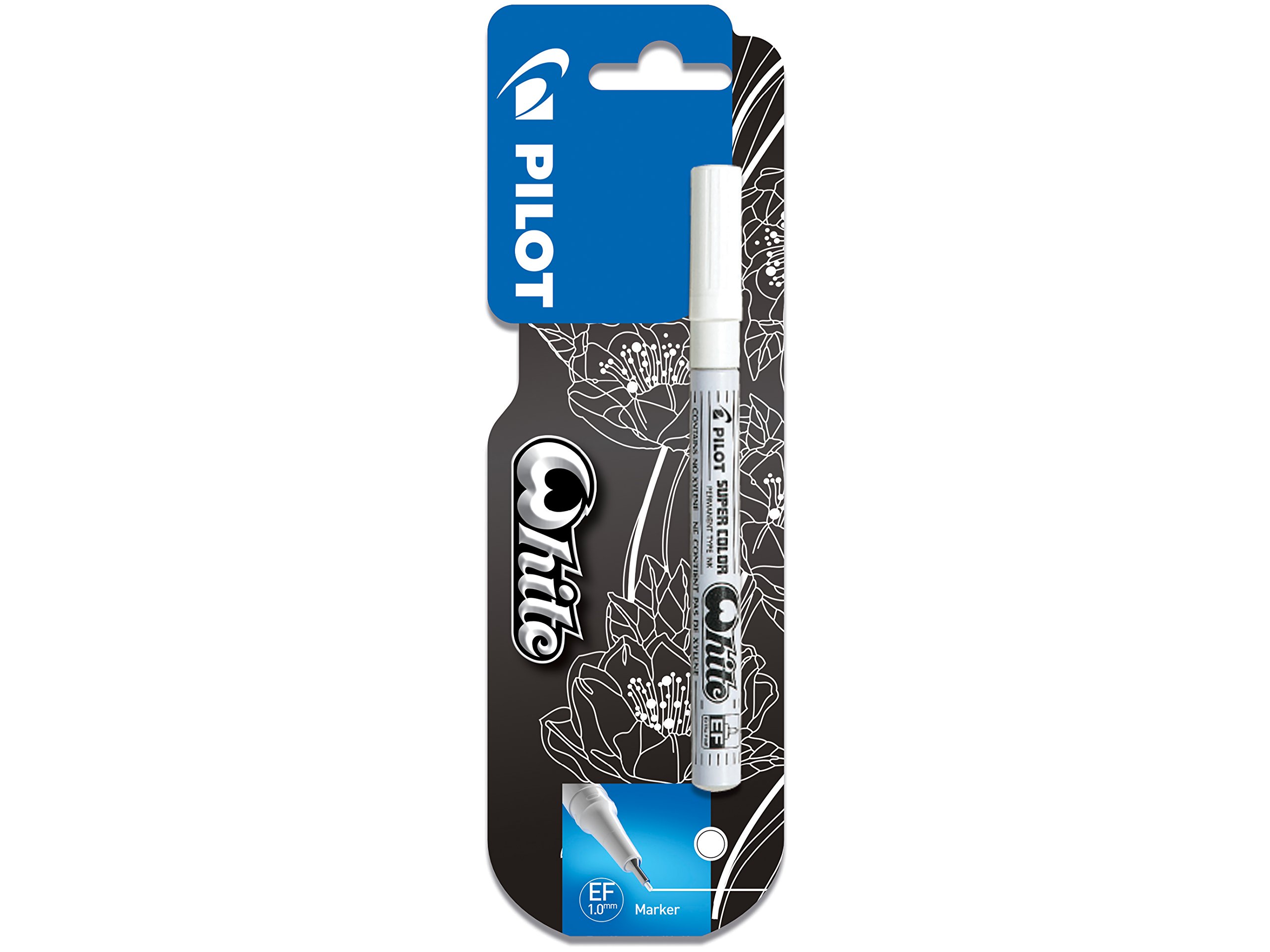 Pilot - Permanent Marker (Extra Fine Tip). White