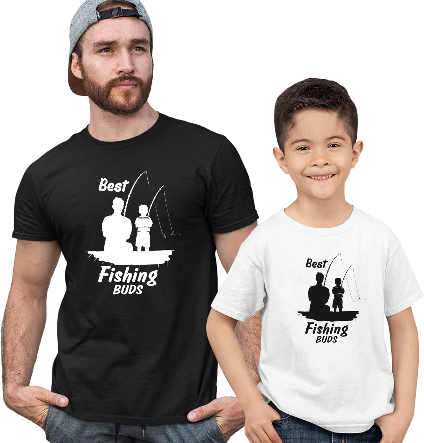 SugarARMY Dad Son Fishing Shirts, Fishing