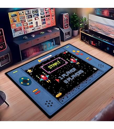 Amazon.com: LUCKYLEI Large Gamer Area Rug for Game Room Decor - 3D