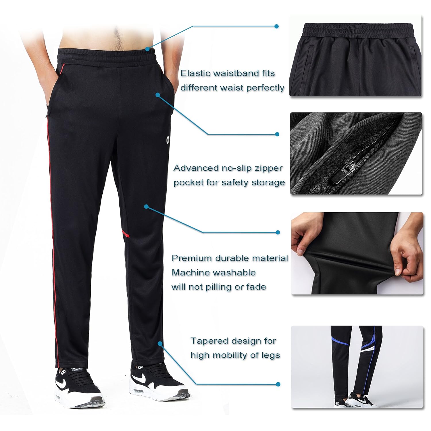 mens lightweight jeans with elastic waist