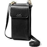 Claasico Crossbody Phone Purse for Women – RFID Phone Case Wallet w/Magnetic Closure & Separate Zipper Pocket Crossbody Bag