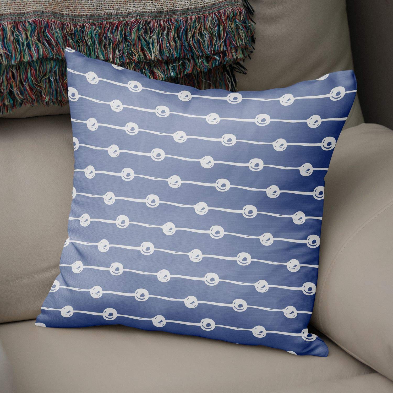 Bonamaison Decorative Cushion Cover Random Pattern, Throw Pillow Covers, Home Decorative Pillowcases for Livingroom, Sofa, Bedroom, Size:50x50 Cm - Designed and Manufactured in Turkey