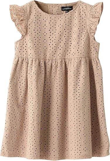 Amazon ユナイテッドアローズ グリーンレーベル リラクシング キッズ レースフリル袖ワンピース 2375 Beige 23 125 ワンピース チュニック 通販