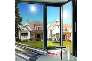 SAVVY CHOICE Window Privacy Film See Out Not in, One Way Privacy Window Film, Removable Window Tint for Home, Reflective Static Cling Window Film Heat Blocking, Natural Silver, 17.5 X 78.7 inch