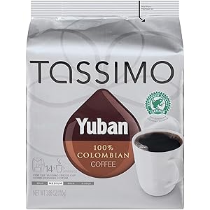 Tassimo Yuban Colombian Medium Roast Coffee T Discs (14 Count)