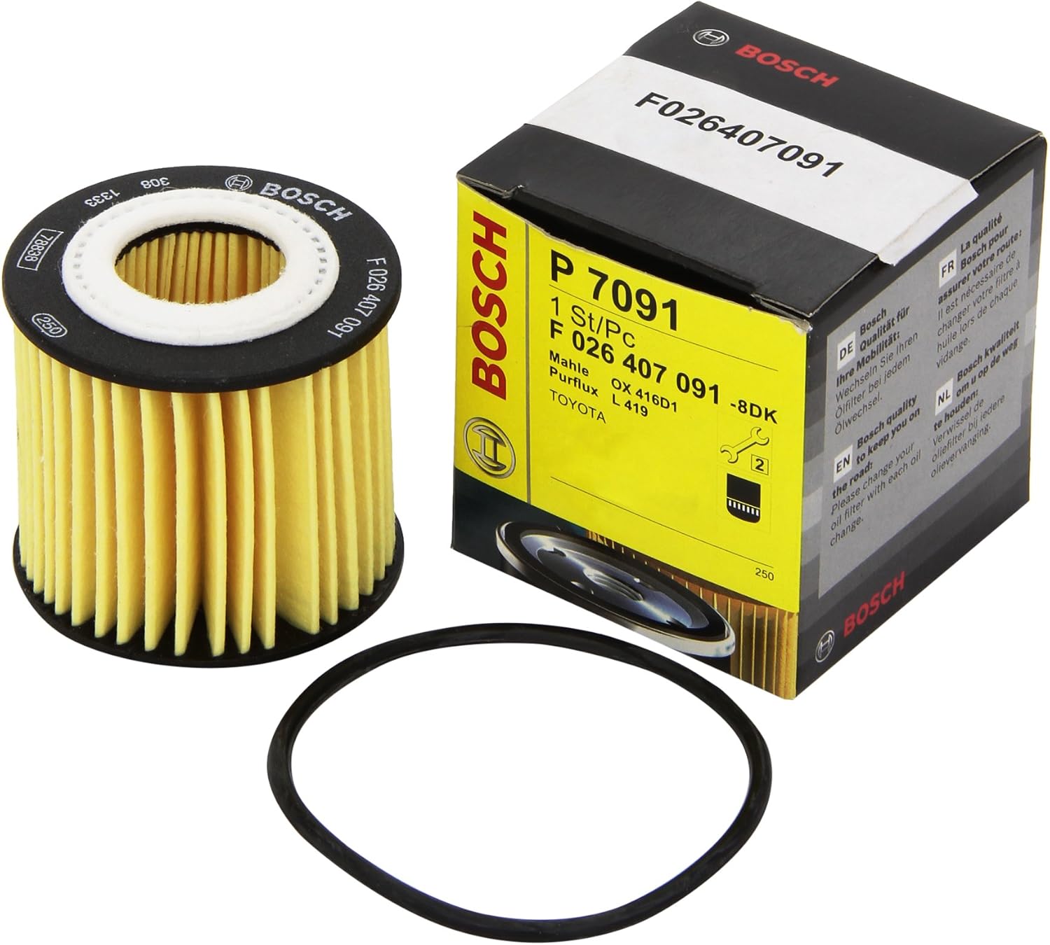 Bosch F026407091 Oil-Filter Element