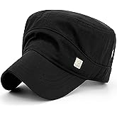 REDSHARKS Water Resistant Cadet Caps for Women Army Military Hats for Men Quick Dry Flat Top Dad Cap