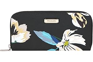 Travelon RFID Blocking Single Zip Wallet
