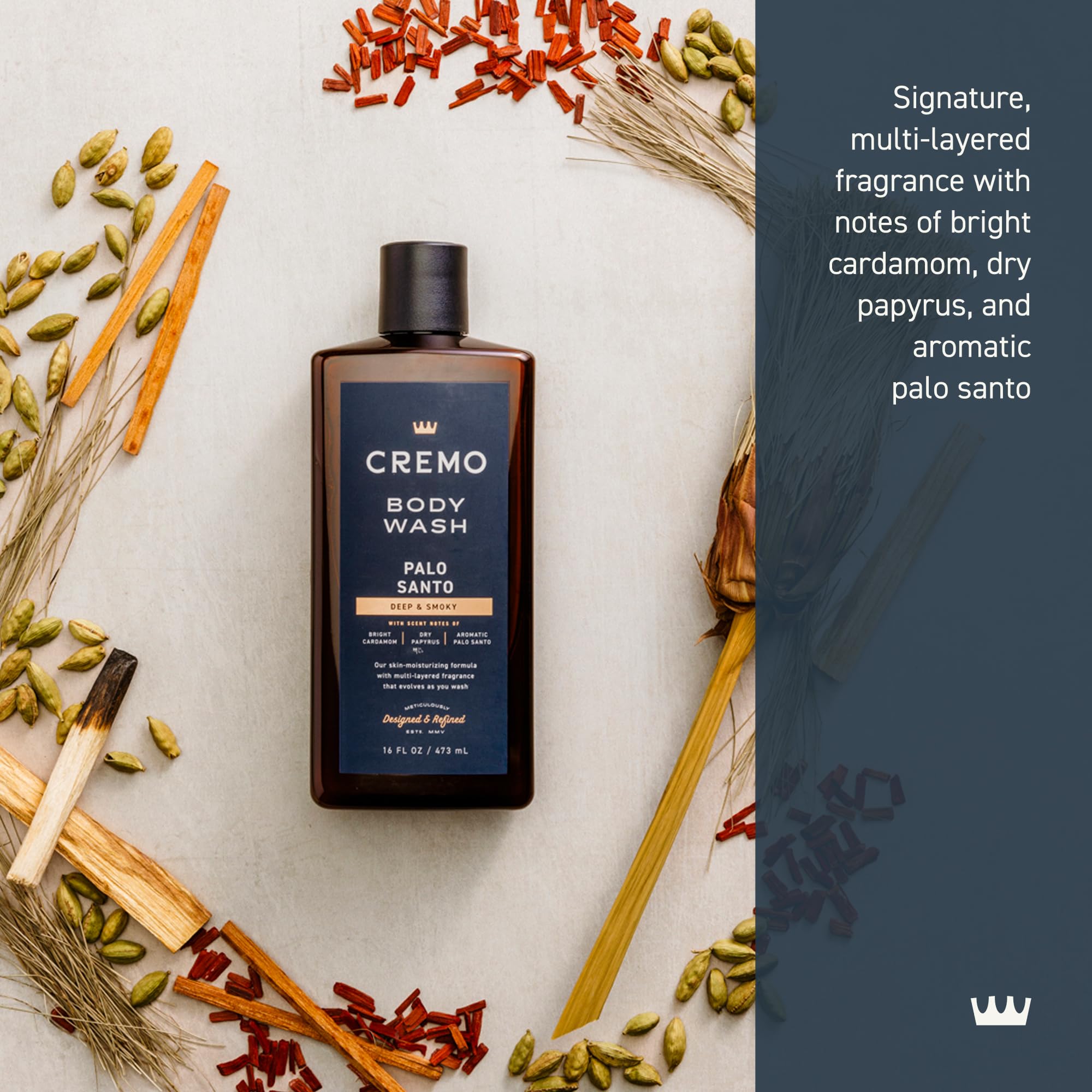 Cremo Palo Santo Body Wash for Men - Woody & Warm - 30ml 2