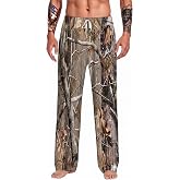 Fengtrading Men's Comfy Pajama Pants,Pjs Bottoms Soft Sleep Lounge Pants with Pockets for Men