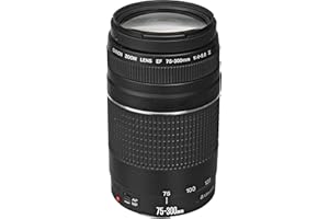 Canon EF 75-300mm f/4-5.6 III Telephoto Zoom Lens for Canon SLR Cameras, 6473A003 (Renewed)