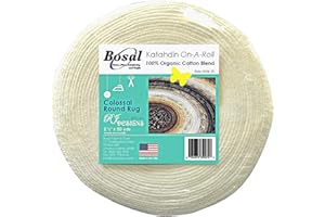 Bosal Katahdin 100% Organic Cotton Blend Batting On A Roll 2.5 inches x 50 Yards (1)