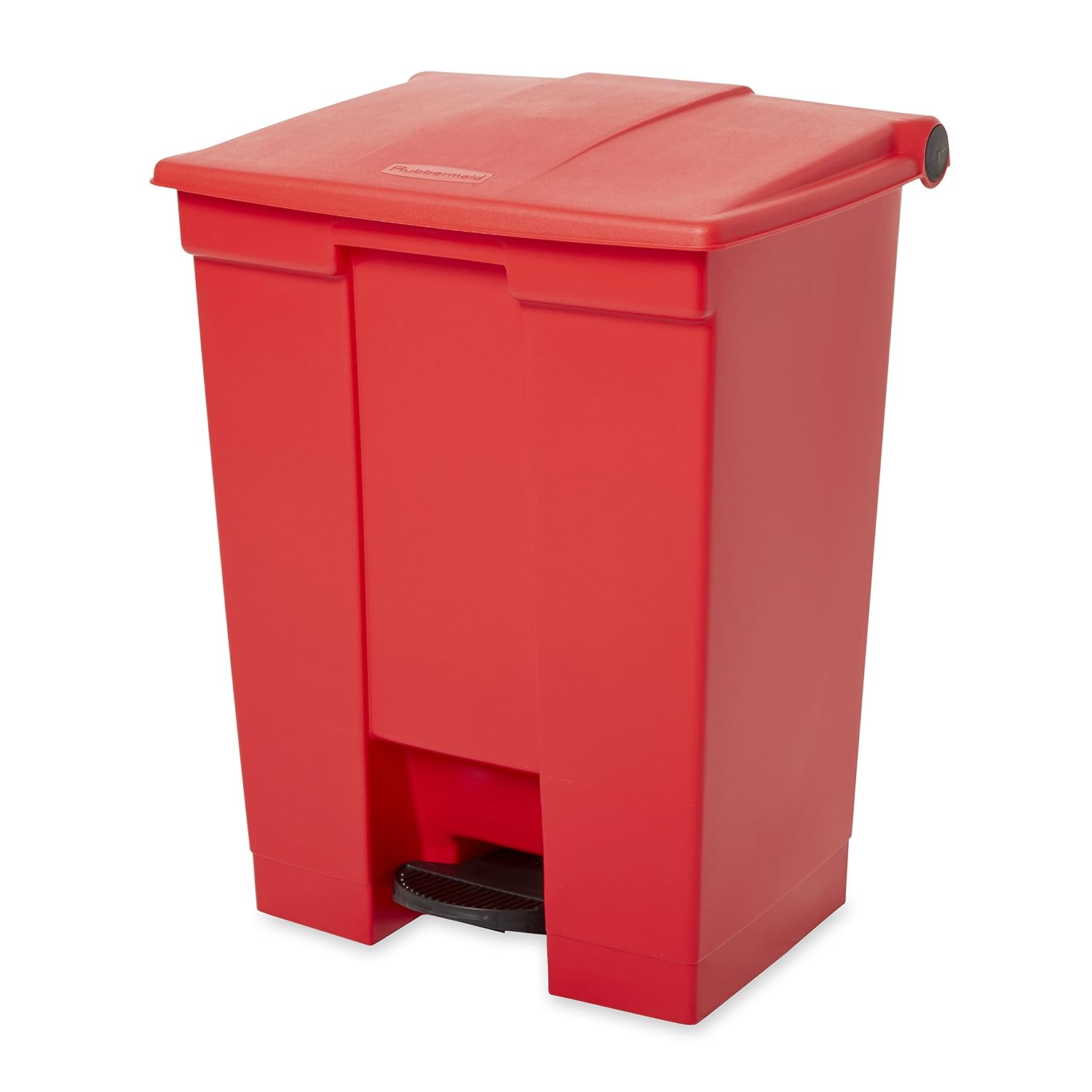 Rubbermaid Commercial Products Step-On Container 68 Litre Red FG614500RED - Image 3