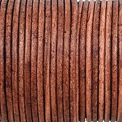 GENIQUE Real/Genuine Round Leather String Cord for