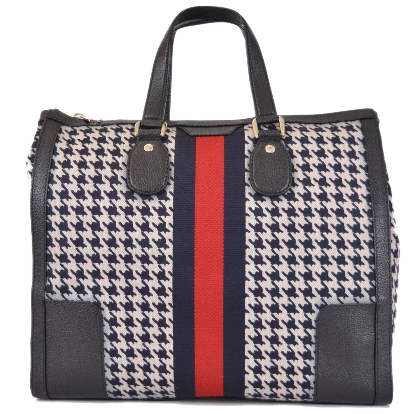 stripe handbag