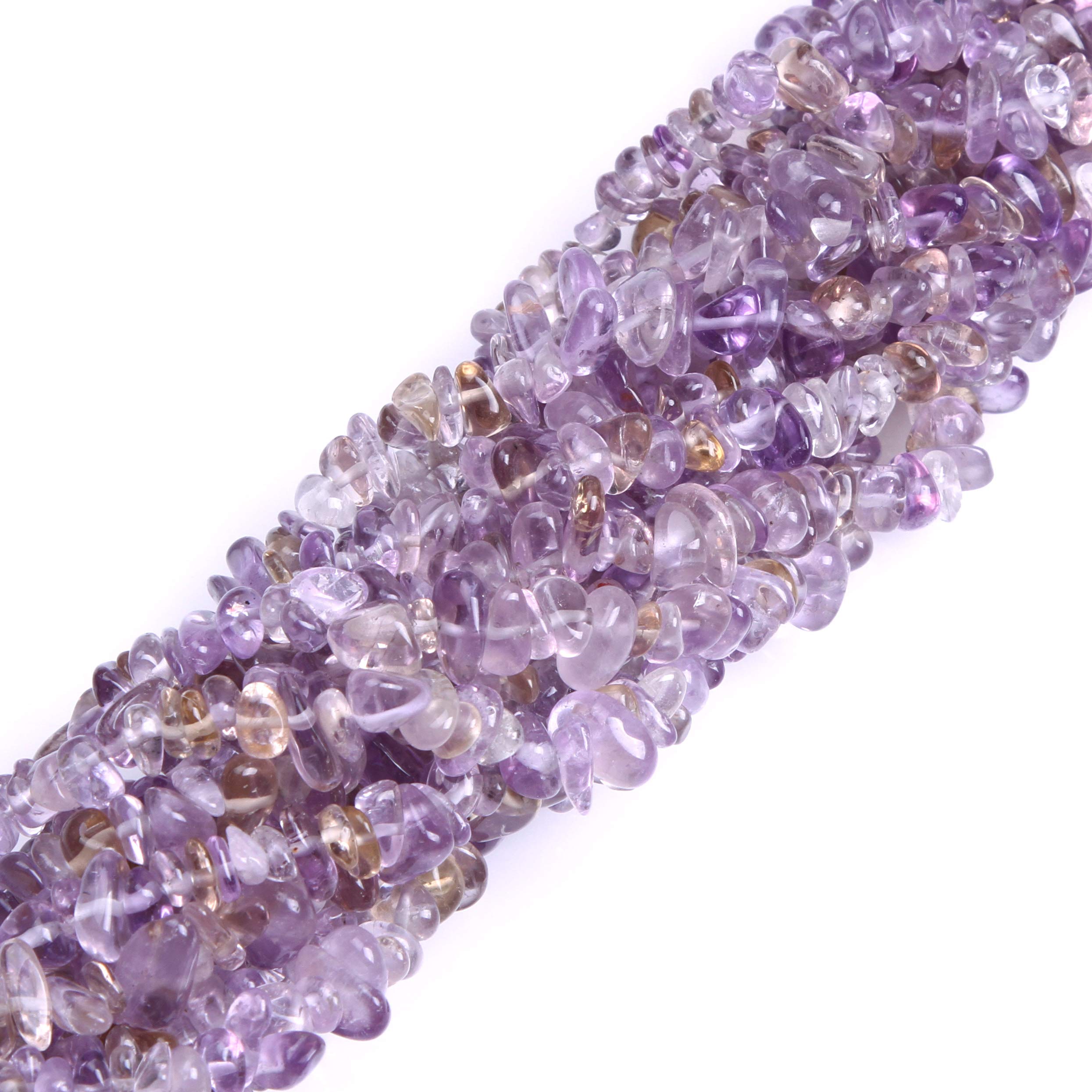 GEM-Inside Genuine Ametrine Chips 5-8mm Gemstone Semi Precious for Jewellery Making 34" per Strand — image 1