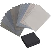 Micro-Mesh 19 Piece Woodworkers Pack with 18 Abrasive 3 Inch by 6 Inch Sheets and a Foam Sanding Block