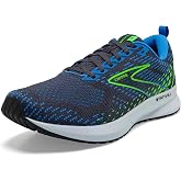 Brooks Men's Levitate 5 Neutral Running Shoe - India Ink/Blue/Green Gecko - 9.5 Medium