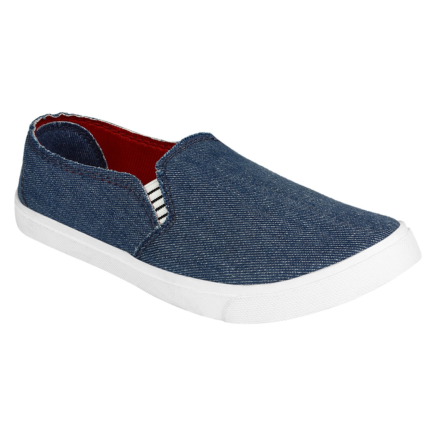world wear footwear women blue loafers & moccasins