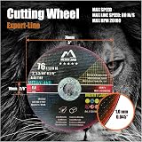 Merryland Cutting Disc 76 Metal INOX 1.0mm 10mm Bore 3in 50 Pack Expert-Line view 3