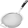 9" Large Fine Mesh Strainer with Sturdy Handle - Sieve Fine Mesh Stainless Steel - Ideal Quinoa Strainer