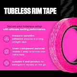 Muc Off Tubeless Rim Tape 25mm 10m Roll with 4 Seal Patches Tubeless Bike Tyre view 2