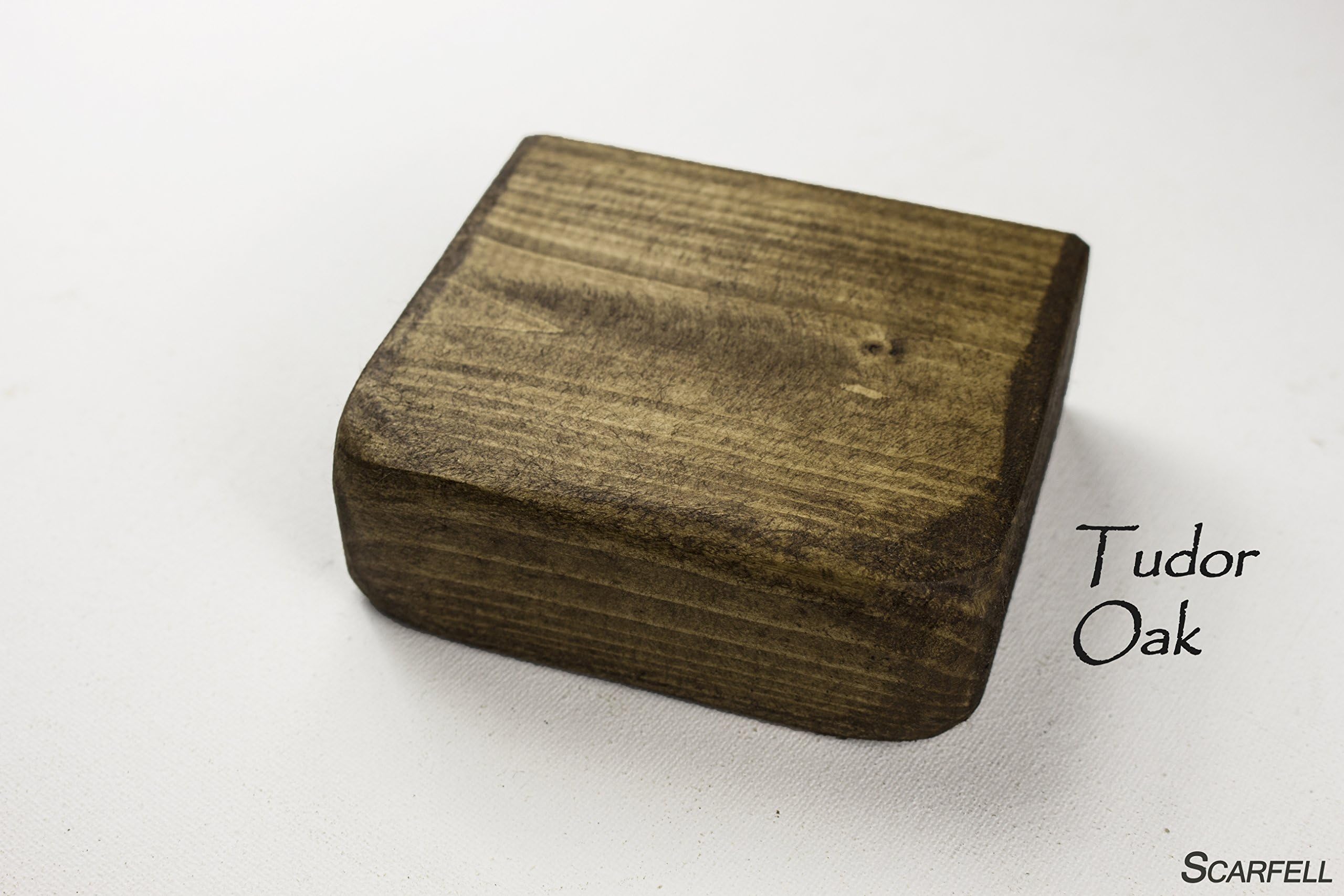 RUSTIC WOODEN WALL SCONCE CANDLE HOLDER (Tudor Oak)