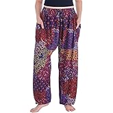 Lannaclothesdesign Harem Pants Hippie Boho Yoga Trousers Womens Flowy Clothing
