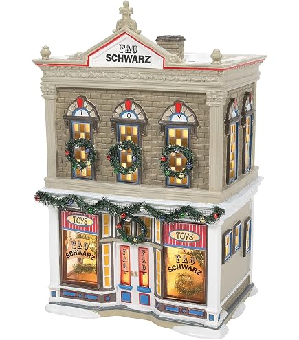 Amazon.com: Department 56, Porcelain Christmas in The City Village