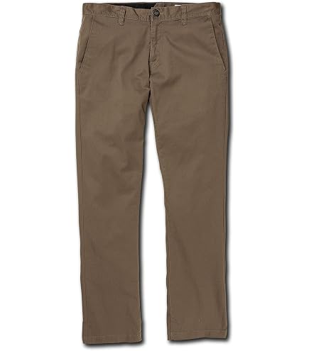 Volcom Men's Frickin Relaxed Chino Pant Black 28 at Amazon Men's