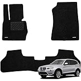 WENNEBIRD Superior Carpet Floor Mats for 2011-2017 BMW X3 (F25), 0.6-Inch Ultra-Thick, Noise-Reducing, All-Weather Waterproof Anti-Slip – 3-Pc Set