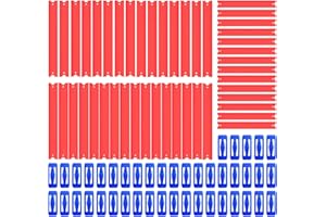 K TOMOTO 40FT Replacement Track Set Builder Pieces, 86-Piece Straight Track Set, Connectors Included, 40 Feet of Track