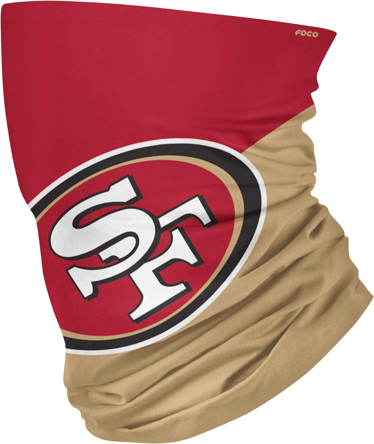 NFL FOCO San Francisco 49ers Neck Gaiter, One Size, Big Logo : Clothing