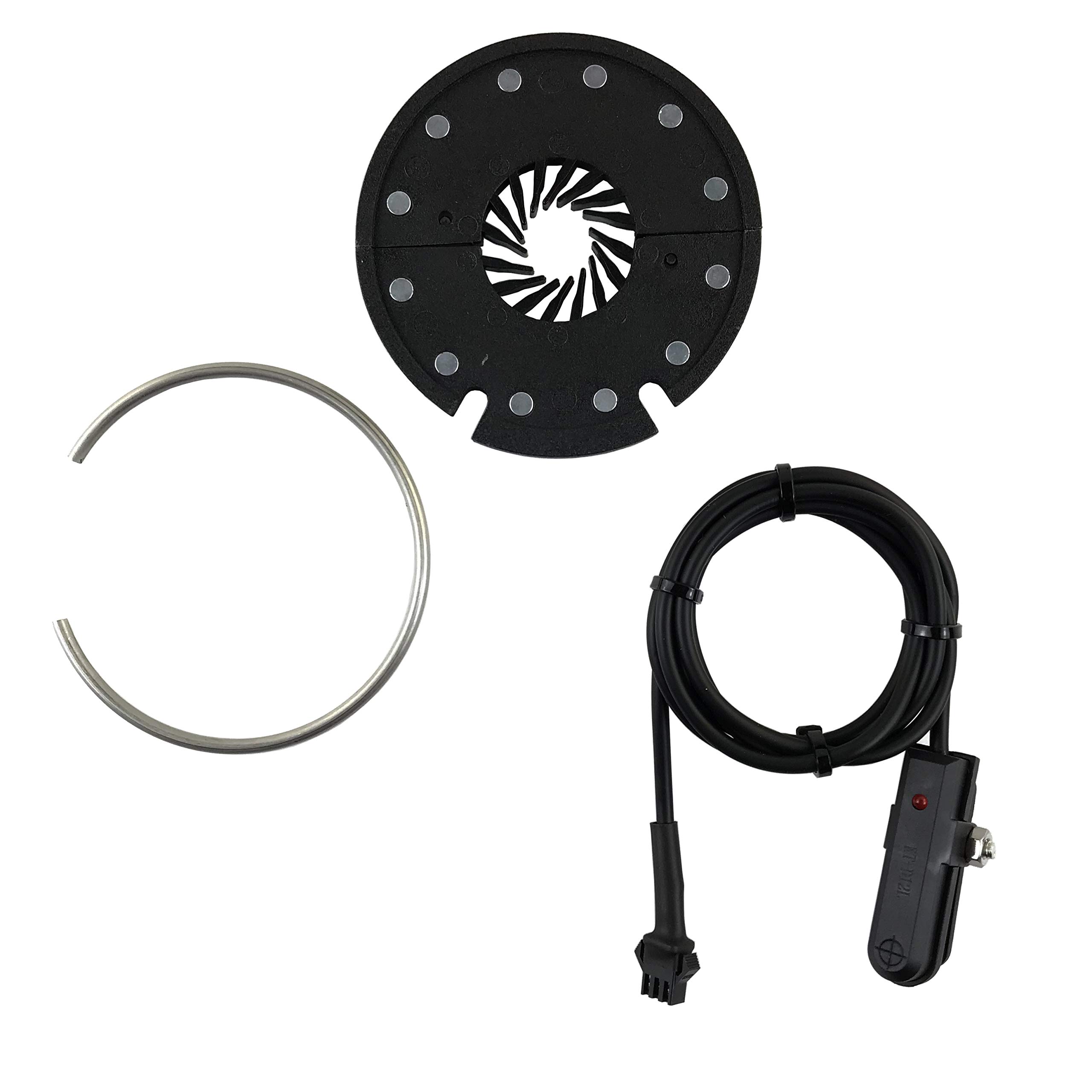 Ebike KT D12L PAS Pedal Assistant Sensor Electric Bicycle SM Connector 12 Magnets Easy to install, Detachable For Kunteng Conversion Kit Parts
