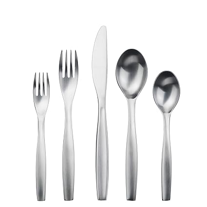 Amazon.com | Gourmet Settings 28-380 Loft Flatware Set Regular Stainless Steel: Flatware Sets