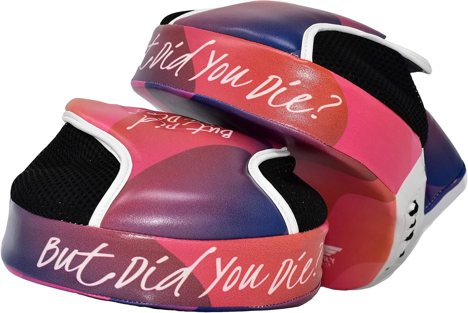 Curved Boxing MMA Punching Mitts for Women and Girls (Pair of Focus Mitts) (But Did You Die) : Sports & Outdoors