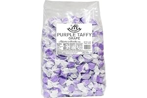 Fairtime Taffy – Bulk Purple Candy for Candy Buffets, Grape Taffy, Grape Candy, Bulk Candy, Pinata Candy, Individually Wrapped Candy Kosher Candy, 3 Pounds of Candy