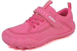KUBUA Kids Barefoot Shoes Boys Girls Slip On Minimalist Sneakers for Walking Tennis Athletic Hiking Toddler Little Big Kid